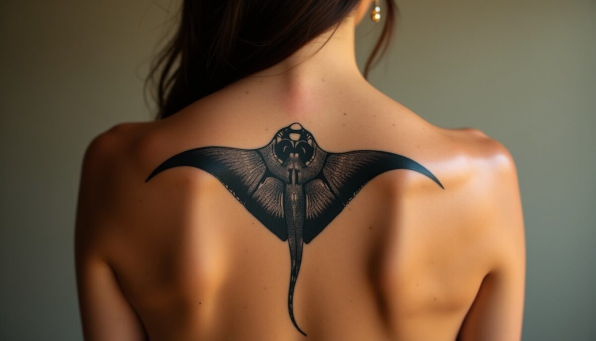 Tatouage raie manta : signification, styles et symboles à comprendre avant de choisir