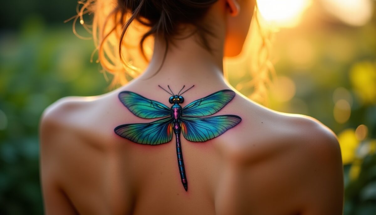 Tatouage libellule : signification, couleurs et symboles pour une interprétation juste